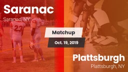 Matchup: Saranac  vs. Plattsburgh  2019