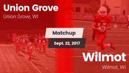 Matchup: Union Grove High vs. Wilmot  2017