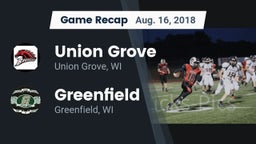 Recap: Union Grove  vs. Greenfield  2018