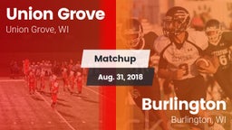 Matchup: Union Grove High vs. Burlington  2018