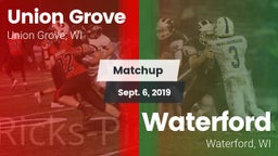 Matchup: Union Grove High vs. Waterford  2019