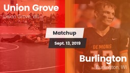 Matchup: Union Grove High vs. Burlington  2019