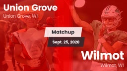 Matchup: Union Grove High vs. Wilmot  2020