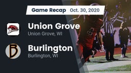 Recap: Union Grove  vs. Burlington  2020