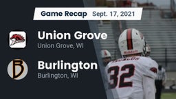 Recap: Union Grove  vs. Burlington  2021