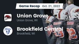 Recap: Union Grove  vs. Brookfield Central  2022