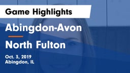 Abingdon-Avon  vs North Fulton Game Highlights - Oct. 3, 2019