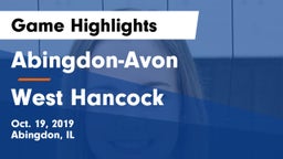 Abingdon-Avon  vs West Hancock Game Highlights - Oct. 19, 2019