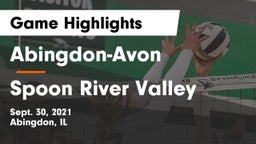 Abingdon-Avon  vs Spoon River Valley Game Highlights - Sept. 30, 2021