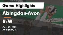 Abingdon-Avon  vs R/W Game Highlights - Oct. 15, 2022