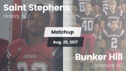 Matchup: Saint Stephens High vs. Bunker Hill  2017