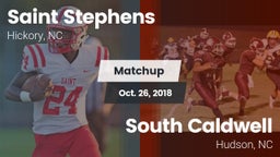 Matchup: Saint Stephens High vs. South Caldwell  2018