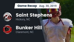 Recap: Saint Stephens  vs. Bunker Hill  2019