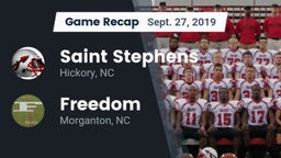 Recap: Saint Stephens  vs. Freedom  2019