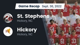 Recap: St. Stephens  vs. Hickory  2022
