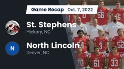 Recap: St. Stephens  vs. North Lincoln  2022