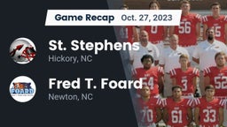 Recap: St. Stephens  vs. Fred T. Foard  2023