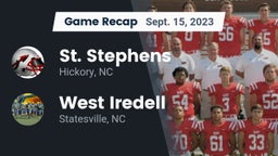 Recap: St. Stephens  vs. West Iredell  2023