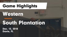 Western  vs South Plantation  Game Highlights - Dec. 13, 2018