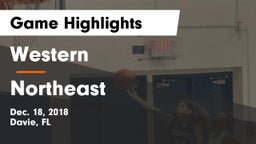 Western  vs Northeast  Game Highlights - Dec. 18, 2018