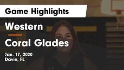 Western  vs Coral Glades Game Highlights - Jan. 17, 2020