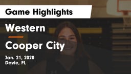 Western  vs Cooper City  Game Highlights - Jan. 21, 2020