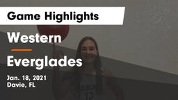 Western  vs Everglades  Game Highlights - Jan. 18, 2021