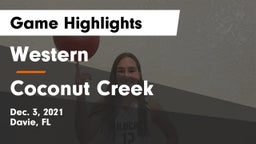 Western  vs Coconut Creek Game Highlights - Dec. 3, 2021