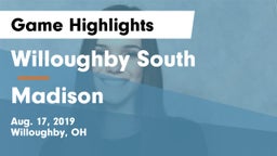 Willoughby South  vs Madison  Game Highlights - Aug. 17, 2019