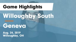 Willoughby South  vs Geneva Game Highlights - Aug. 24, 2019