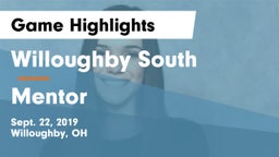 Willoughby South  vs Mentor  Game Highlights - Sept. 22, 2019