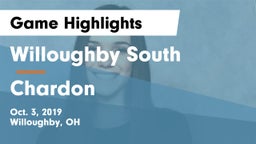Willoughby South  vs Chardon  Game Highlights - Oct. 3, 2019