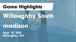 Willoughby South  vs madison Game Highlights - Sept. 10, 2020