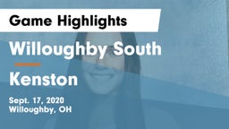 Willoughby South  vs Kenston  Game Highlights - Sept. 17, 2020
