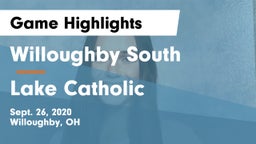 Willoughby South  vs Lake Catholic  Game Highlights - Sept. 26, 2020