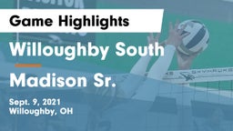 Willoughby South  vs Madison Sr.  Game Highlights - Sept. 9, 2021