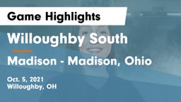 Willoughby South  vs Madison  - Madison, Ohio Game Highlights - Oct. 5, 2021
