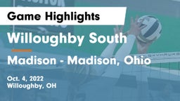 Willoughby South  vs Madison  - Madison, Ohio Game Highlights - Oct. 4, 2022