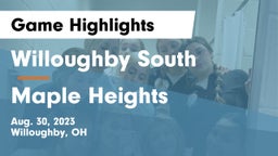 Willoughby South  vs Maple Heights  Game Highlights - Aug. 30, 2023