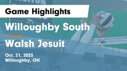 Willoughby South  vs Walsh Jesuit  Game Highlights - Oct. 21, 2023