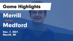 Merrill  vs Medford  Game Highlights - Dec. 7, 2021