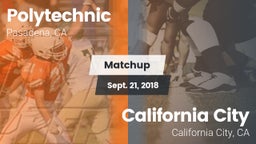 Matchup: Polytechnic High Sch vs. California City  2018