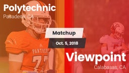 Matchup: Polytechnic High Sch vs. Viewpoint  2018