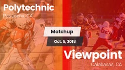 Matchup: Polytechnic High Sch vs. Viewpoint  2018