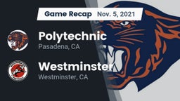 Recap: Polytechnic  vs. Westminster  2021