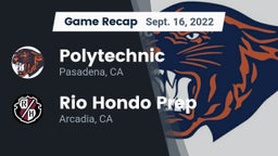 Recap: Polytechnic  vs. Rio Hondo Prep  2022