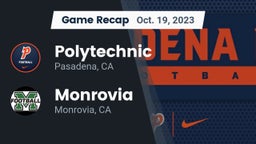 Recap: Polytechnic  vs. Monrovia  2023