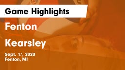 Fenton  vs Kearsley   Game Highlights - Sept. 17, 2020