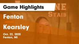 Fenton  vs Kearsley  Game Highlights - Oct. 22, 2020