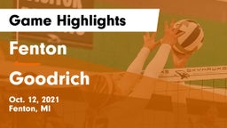 Fenton  vs Goodrich  Game Highlights - Oct. 12, 2021